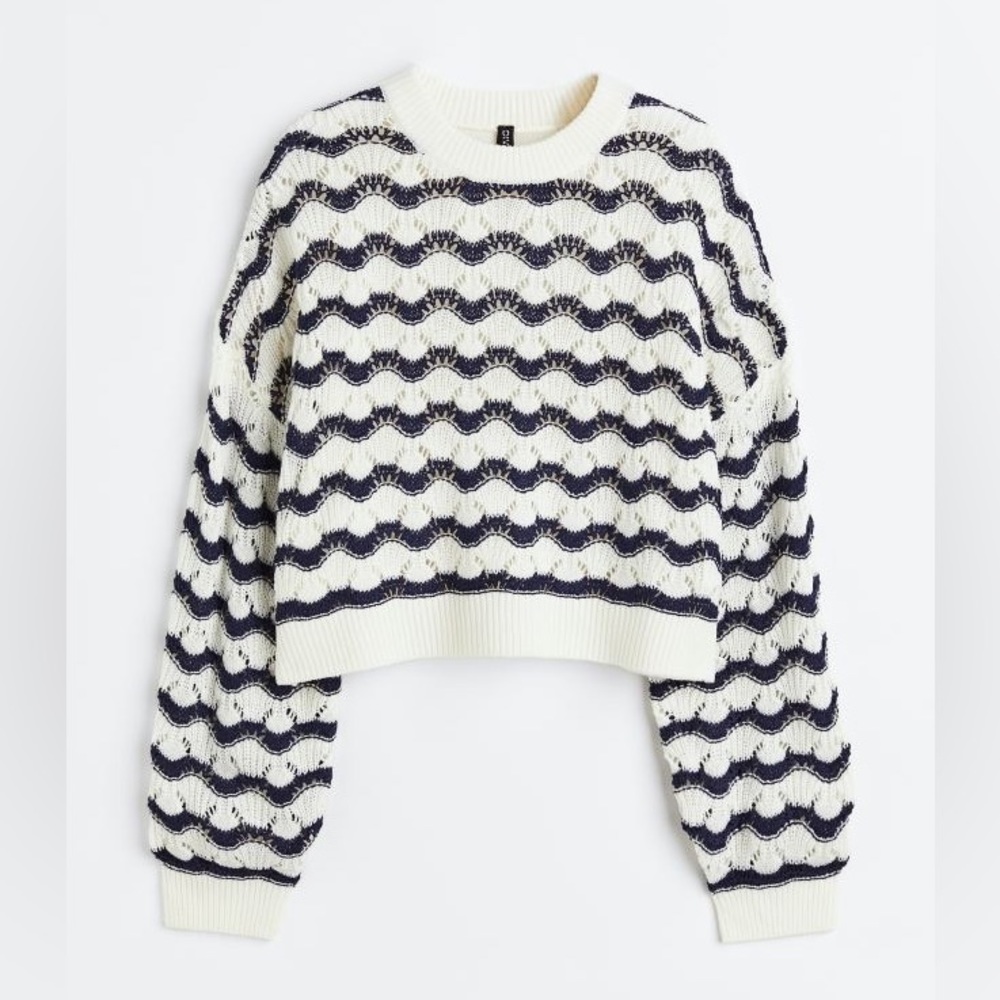 H&M Pointelle Knit Sweater